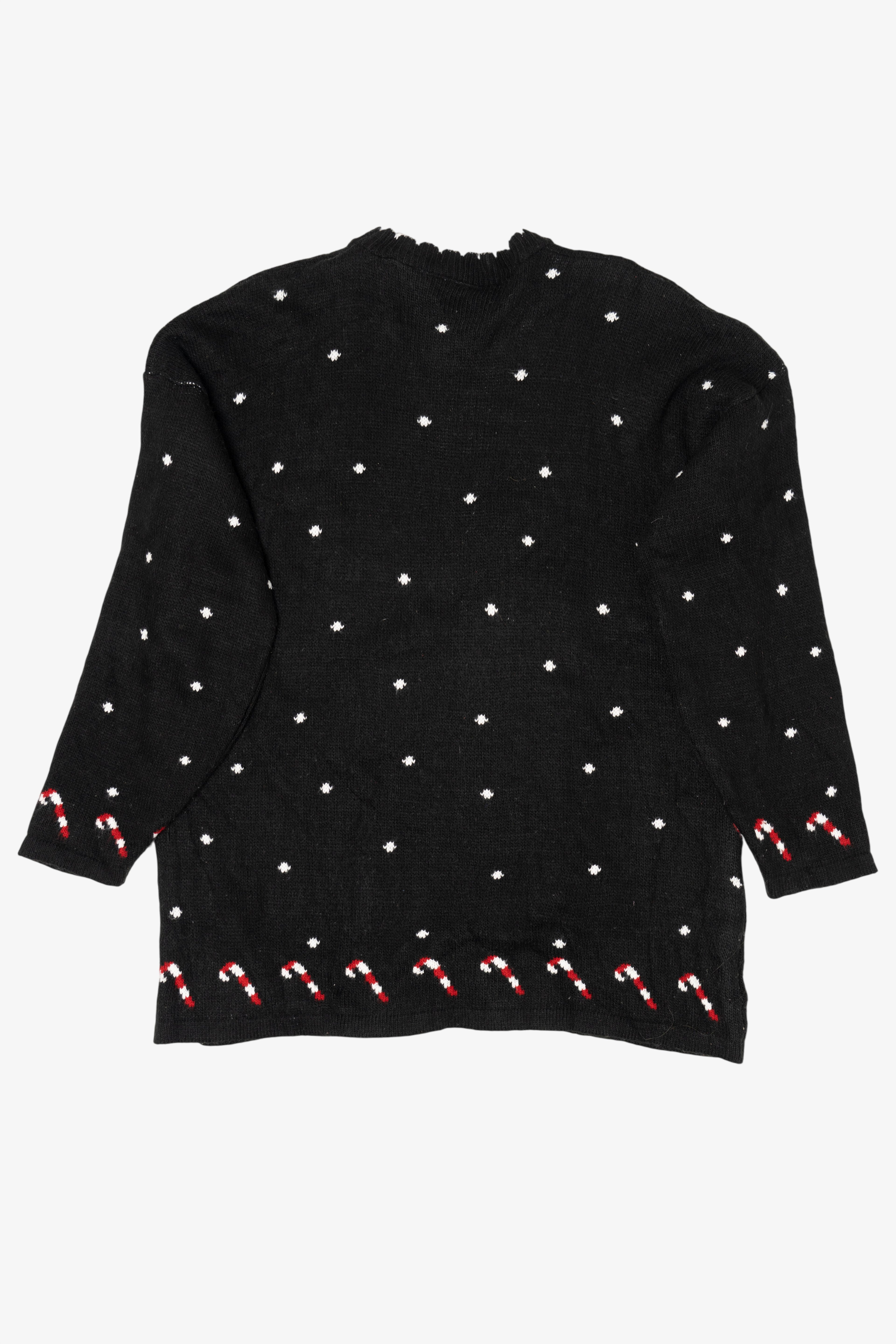 Vintage Black Nutcracker Santa Ugly Christmas Pullover (1980s)
