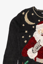 Vintage Black Designers Originals Studio Santa Ugly Christmas Pullover (1990s)