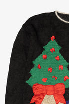 Vintage Black Marisa Christina Ugly Christmas Pullover (1990s)