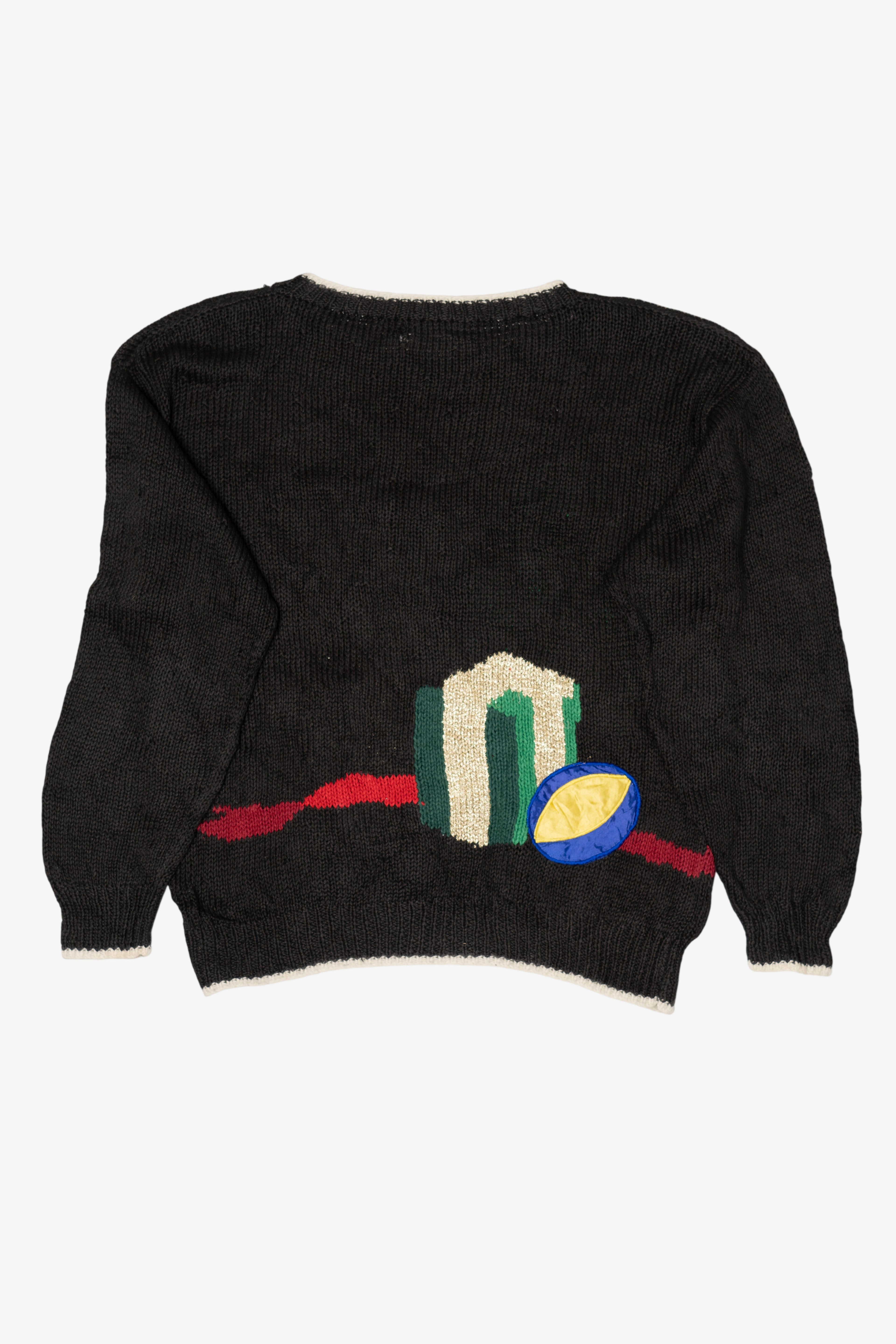 Vintage Black Marisa Christina Ugly Christmas Pullover (1990s)