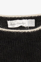 Vintage Black Marisa Christina Ugly Christmas Pullover (1990s)