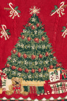 Vintage Red Heirloom Collectible Tree Ugly Christmas Pullover (2000s)