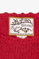 Vintage Red Heirloom Collectible Tree Ugly Christmas Pullover (2000s)
