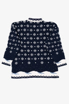 Vintage Blue Snowmen Ugly Christmas Pullover (1990s)