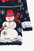 Vintage Navy Blue NutCracker Ugly Christmas Pullover (1990s)