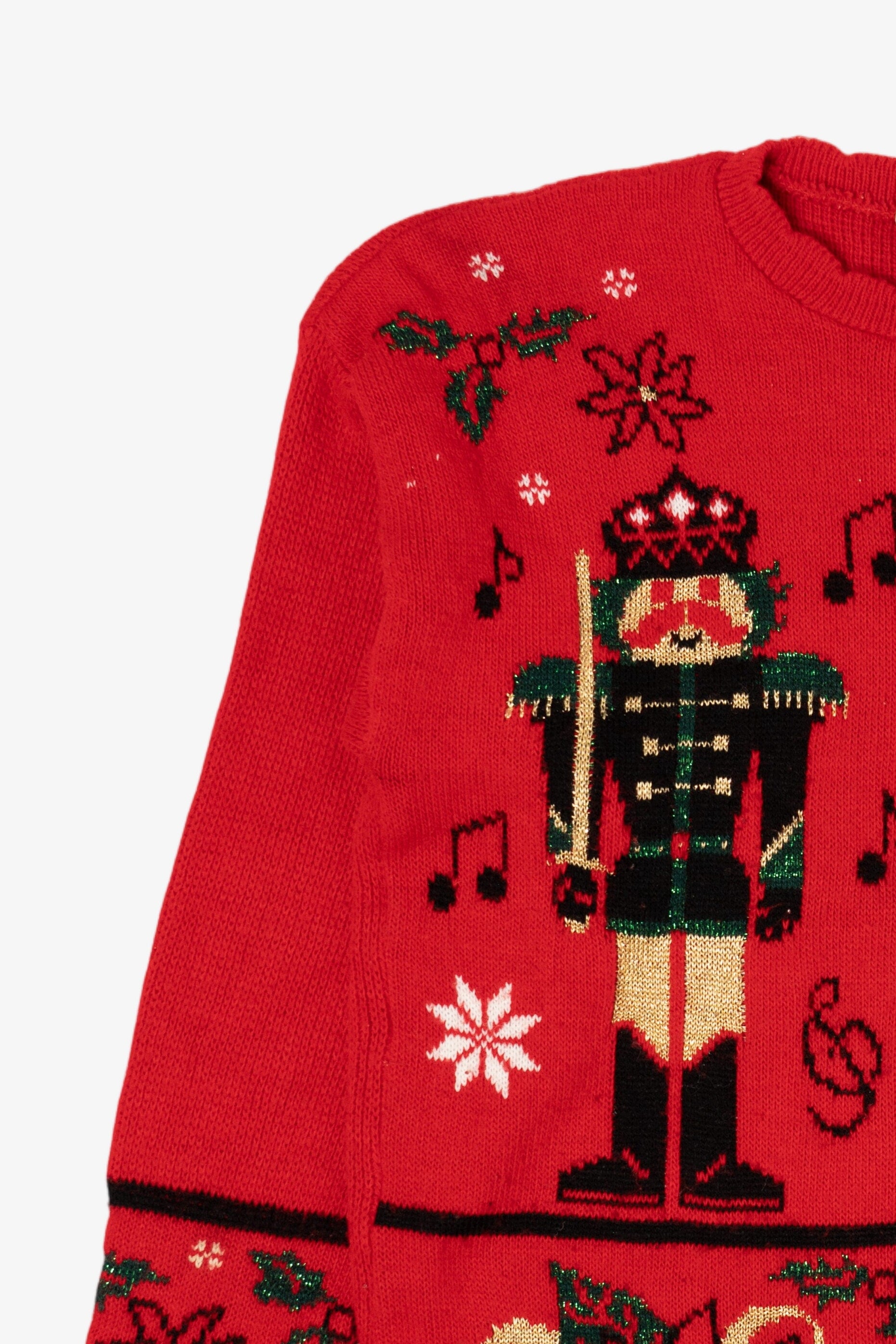 Vintage Red SASSON Ugly Christmas Pullover (1980s)
