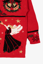 Vintage Red SASSON Ugly Christmas Pullover (1980s)