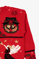 Vintage Red SASSON Ugly Christmas Pullover (1980s)