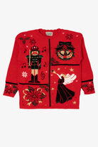 Vintage Red SASSON Ugly Christmas Pullover (1980s)