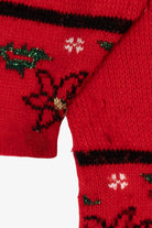 Vintage Red SASSON Ugly Christmas Pullover (1980s)