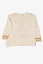 Vintage White Heirloom Collectible Trees Ugly Christmas Pullover (1990s)