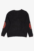 Vintage Black Kikit Santa Ugly Christmas Pullover (2000s)
