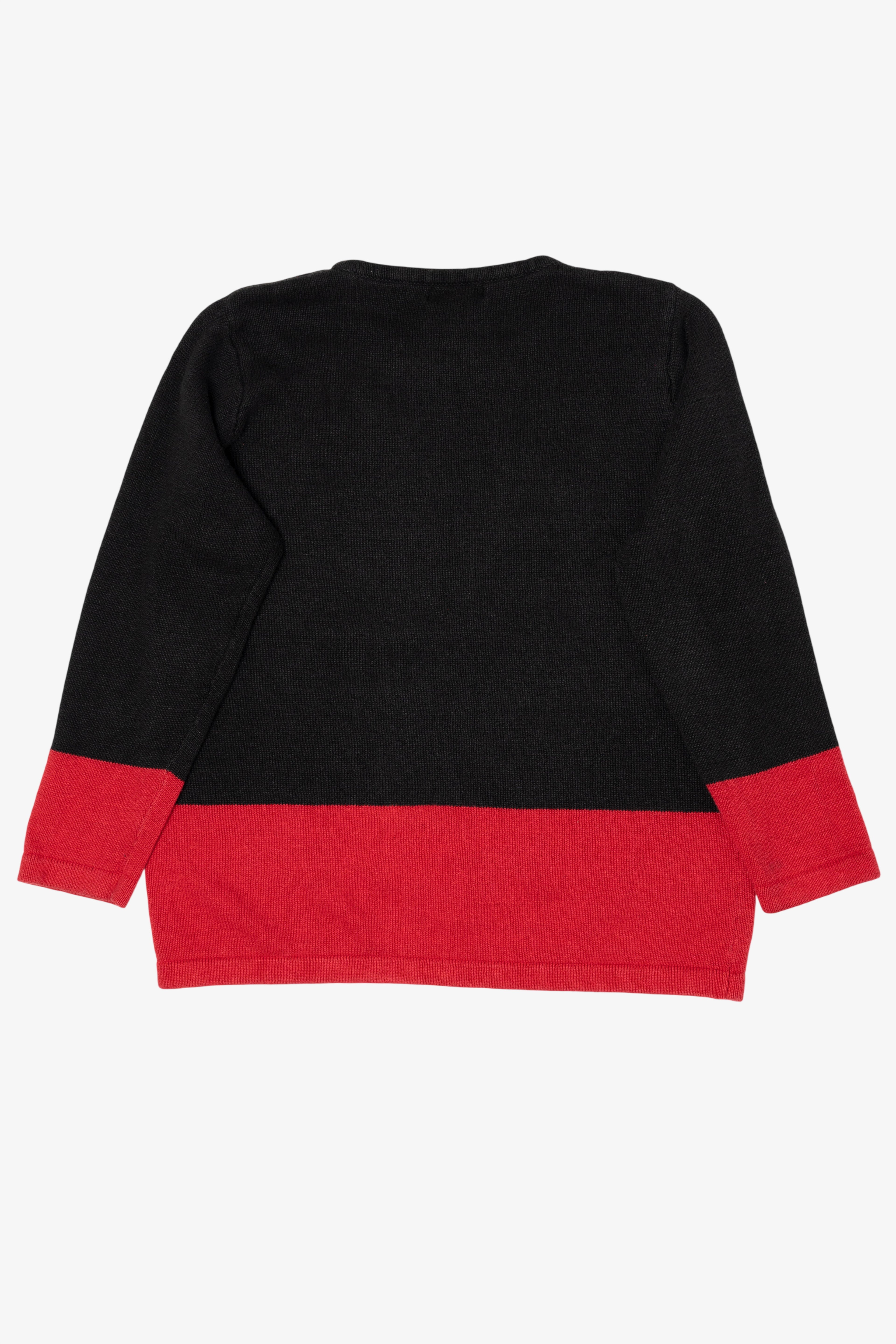 Vintage Black B.P. Design Ugly Christmas Pullover (1990s)
