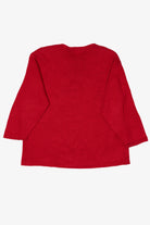 Vintage Red Heirloom Collectible Tree Ugly Christmas Pullover (1990s)