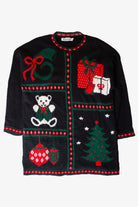 Vintage Bear Boxes Ugly Christmas Sweater (1990s)