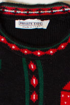 Vintage Bear Boxes Ugly Christmas Sweater (1990s)