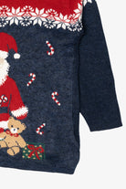 Vintage Red Nutcracker Santa Ugly Christmas Pullover (1990s)