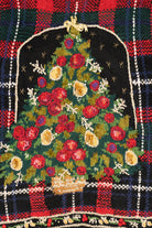 Vintage Red Heirloom Collectible Tree Ugly Christmas Pullover (1990s)
