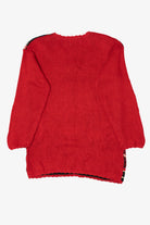 Vintage Red Heirloom Collectible Tree Ugly Christmas Pullover (1990s)
