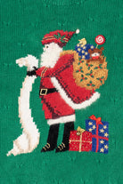 Vintage Green Marisa Christina Santa Ugly Christmas Pullover (1990s)