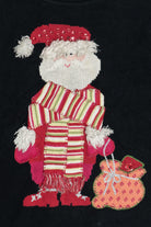 Vintage Bundled Up Santa Ugly Christmas Pullover (1990s)