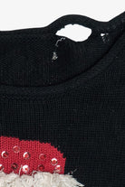 Vintage Bundled Up Santa Ugly Christmas Pullover (1990s)