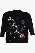Vintage Victoria Jones Ugly Christmas Turtleneck Sweater (1990s)