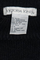 Vintage Victoria Jones Ugly Christmas Turtleneck Sweater (1990s)