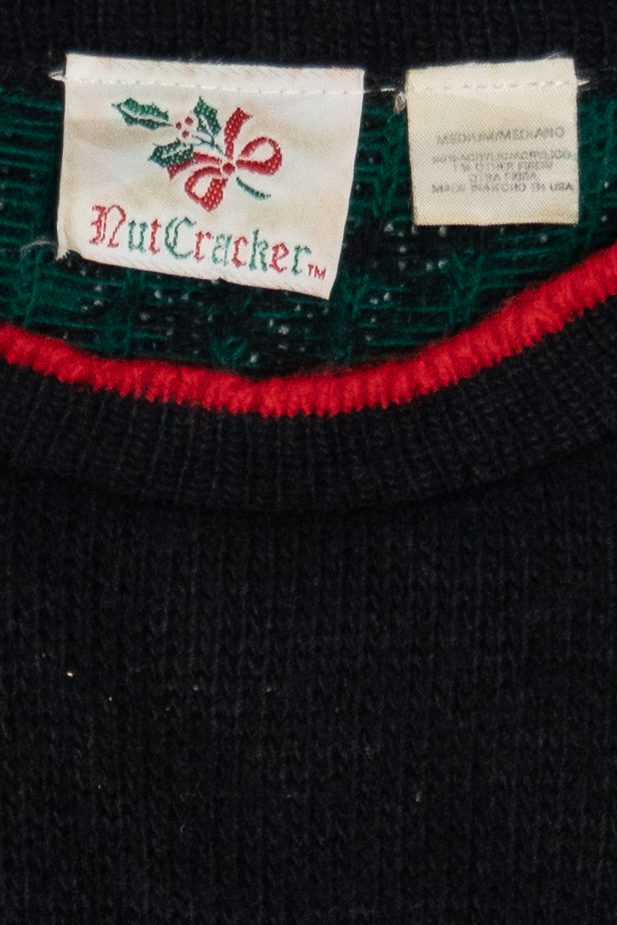 Vintage Nutcracker Ugly Christmas Sweater (1980s)