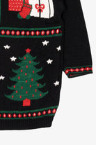Vintage Black New Addition Maternity Presents Ugly Christmas Pullover (1980s)