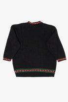Vintage Black New Addition Maternity Presents Ugly Christmas Pullover (1980s)