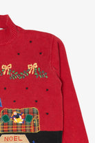 Vintage Red OHI Presents Ugly Christmas Turtleneck Pullover (2000s)