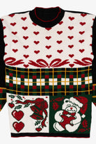 Vintage Teddy Bears Ugly Christmas Pullover (1990s)
