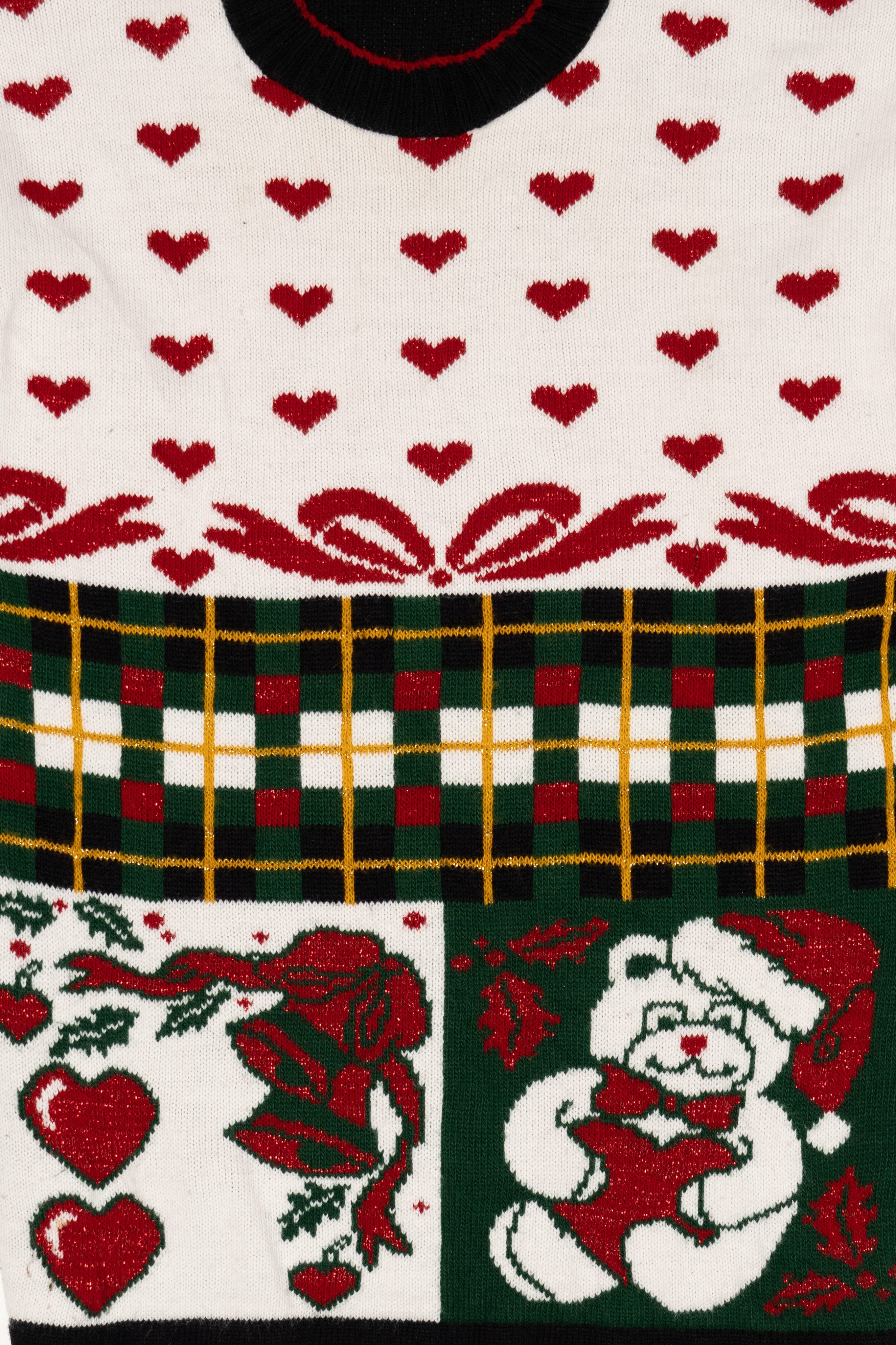 Vintage Teddy Bears Ugly Christmas Pullover (1990s)