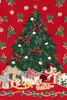 Vintage Red Tiara International Presents Under Tree Ugly Christmas Pullover (1990s)