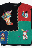 Vintage "Ho Ho Ho" Ugly Christmas Pullover (1980s)