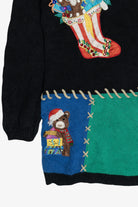 Vintage "Ho Ho Ho" Ugly Christmas Pullover (1980s)