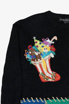 Vintage "Ho Ho Ho" Ugly Christmas Pullover (1980s)