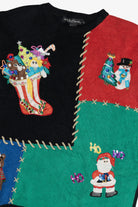 Vintage "Ho Ho Ho" Ugly Christmas Pullover (1980s)