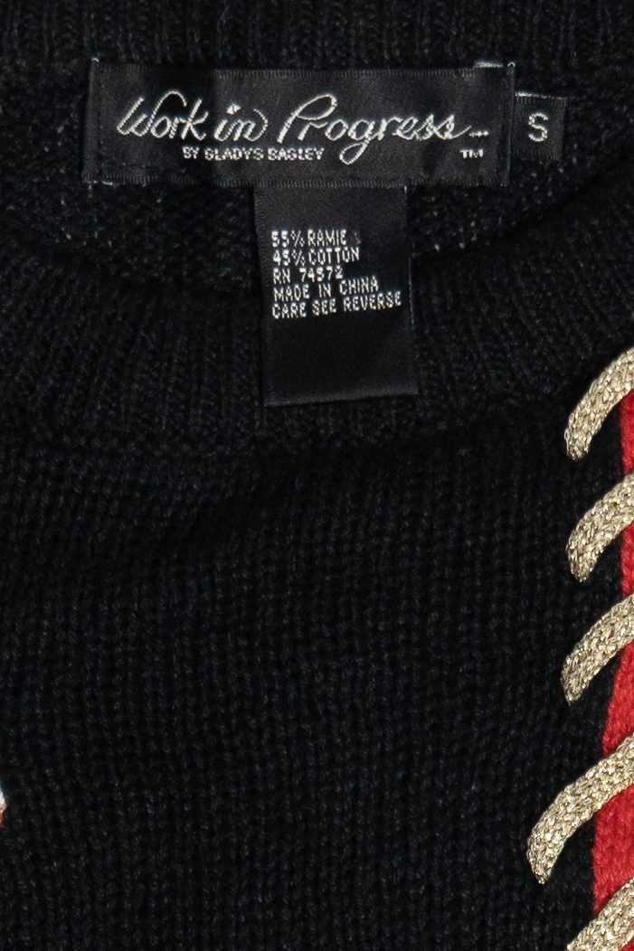 Vintage "Ho Ho Ho" Ugly Christmas Pullover (1980s)