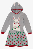 Kids Size Holiday Sweater Llama Reindeer Ugly Christmas Dress (2010s)