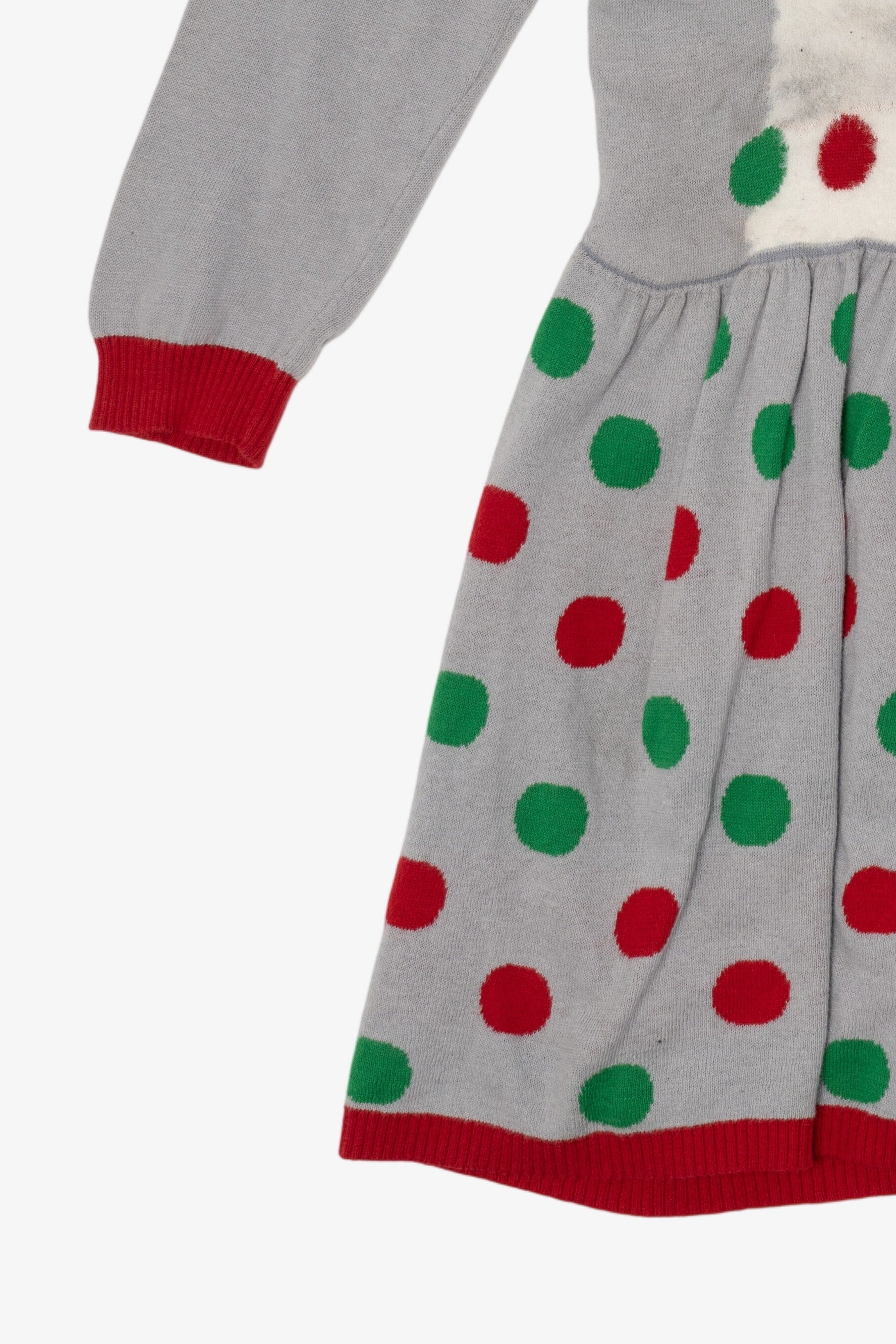 Kids Size Holiday Sweater Llama Reindeer Ugly Christmas Dress (2010s)
