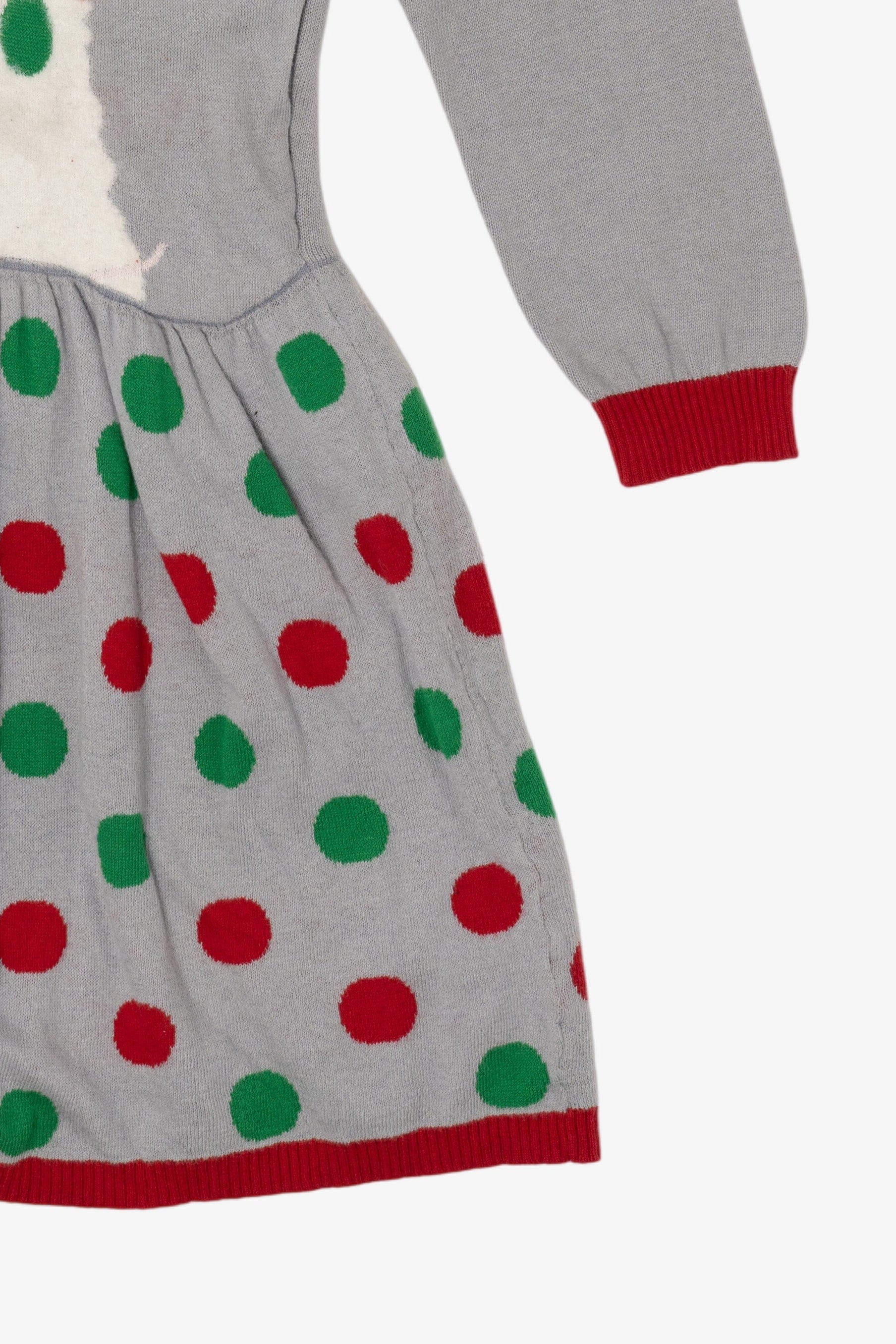 Kids Size Holiday Sweater Llama Reindeer Ugly Christmas Dress (2010s)