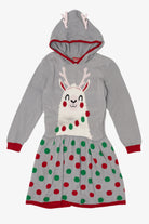 Kids Size Holiday Sweater Llama Reindeer Ugly Christmas Dress (2010s)