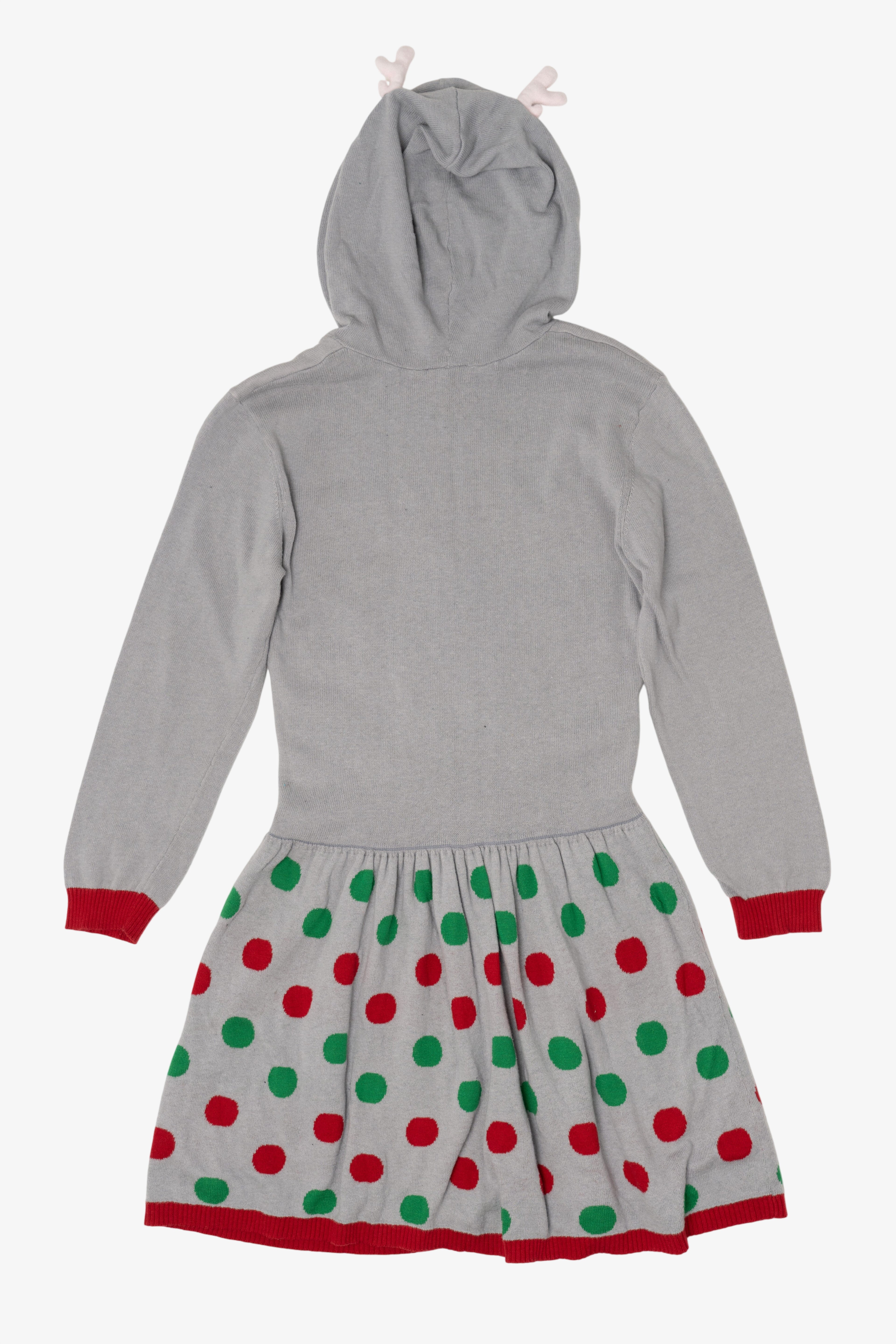 Kids Size Holiday Sweater Llama Reindeer Ugly Christmas Dress (2010s)