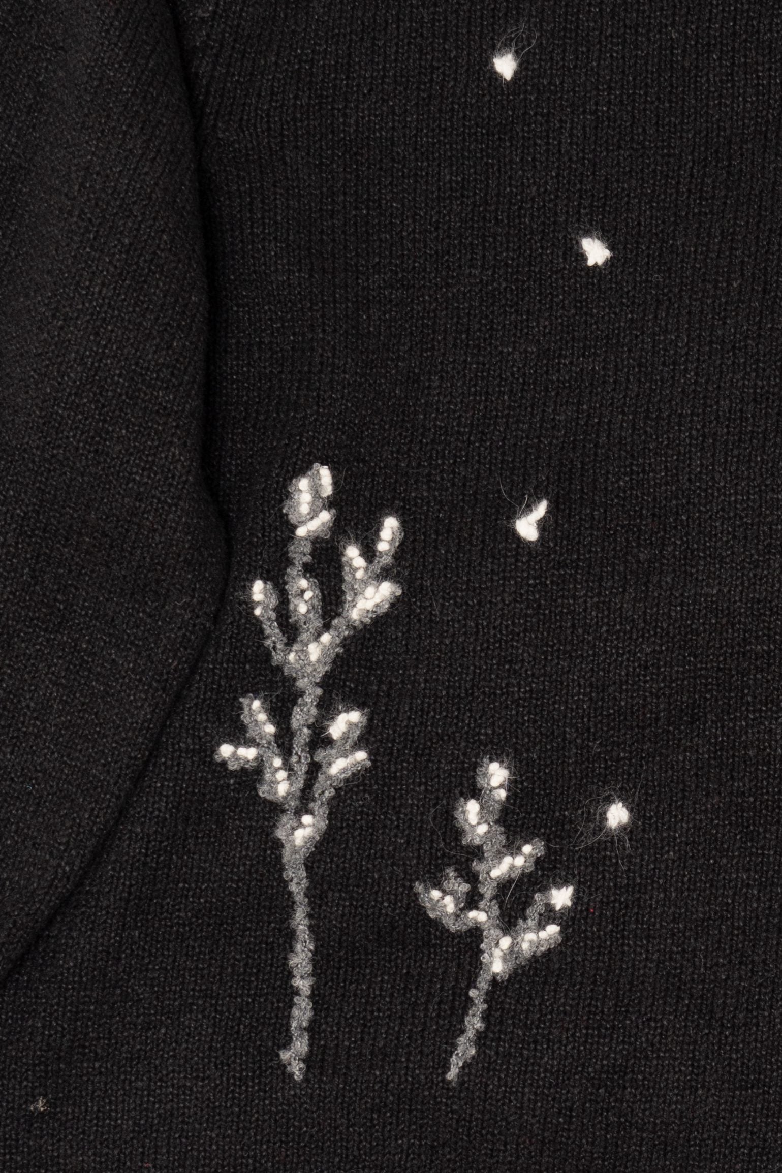 Vintage Black Northern Isles Santa Ugly Christmas Pullover (2000s)