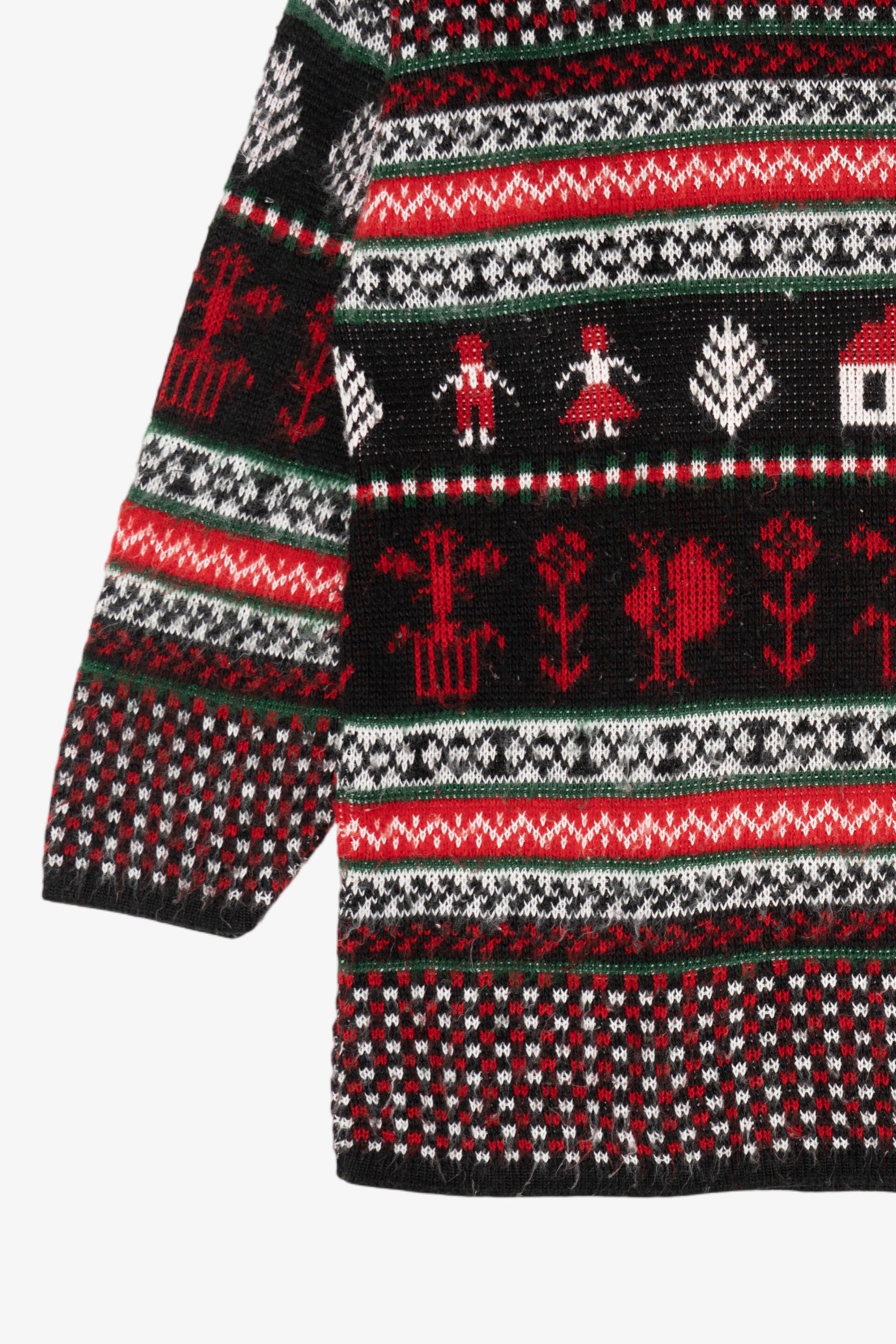 Vintage Red Huntington Ridge Ugly Christmas Pullover (1980s)