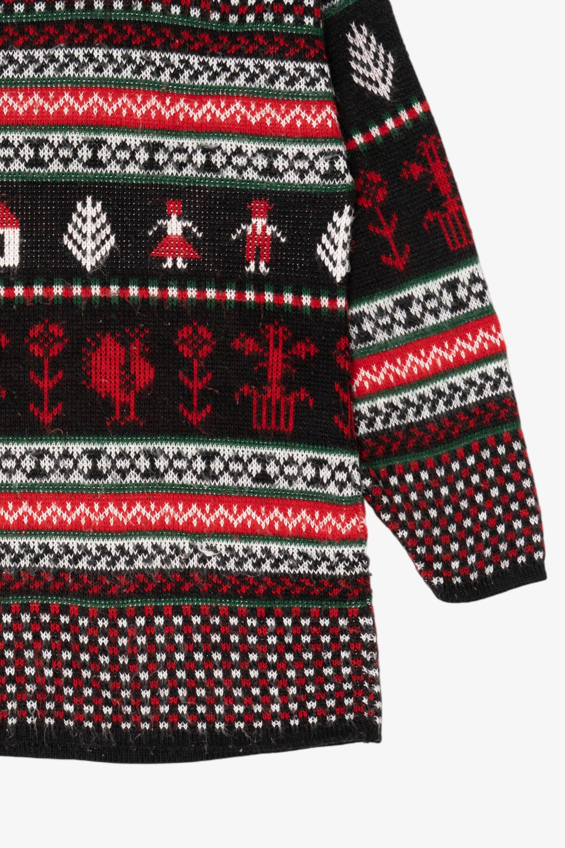 Vintage Red Huntington Ridge Ugly Christmas Pullover (1980s)