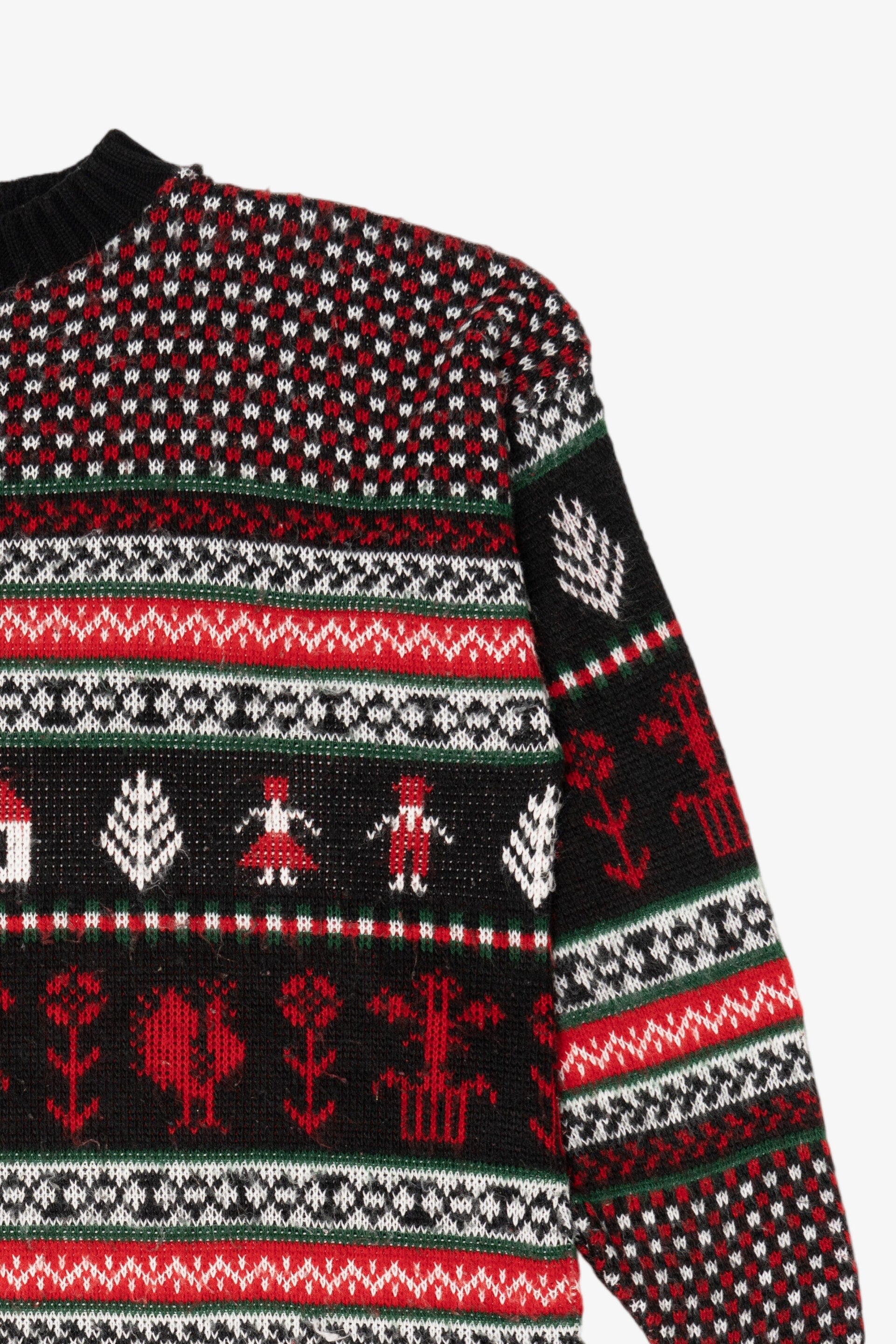 Vintage Red Huntington Ridge Ugly Christmas Pullover (1980s)