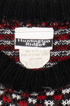 Vintage Red Huntington Ridge Ugly Christmas Pullover (1980s)